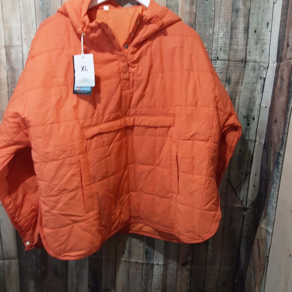 Men's/ Women's Orange Puffer Jacket